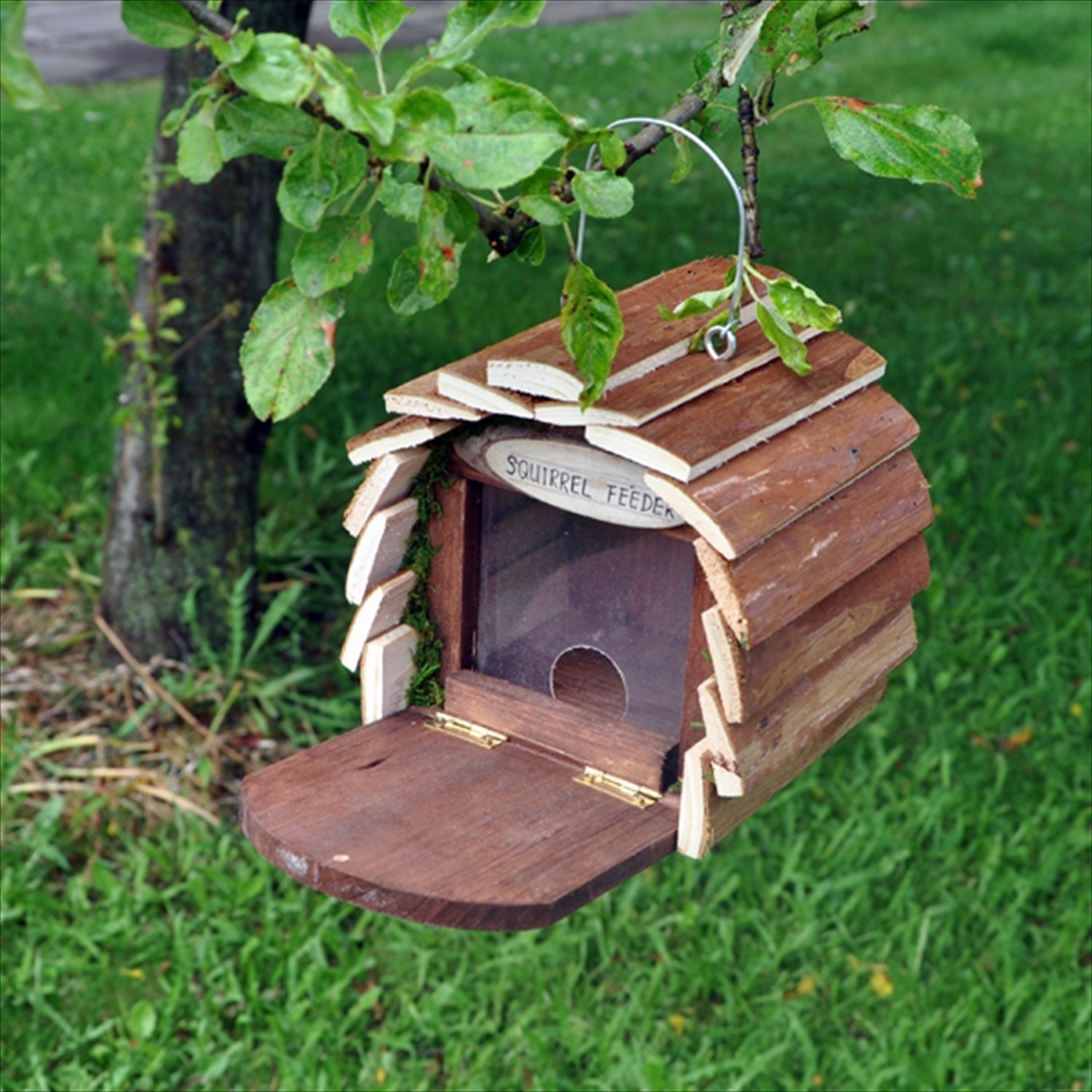 WOODEN GARDEN BEE INSECT BIRD SQUIRREL HOTEL HOUSE HOME FEEDER FEEDING 